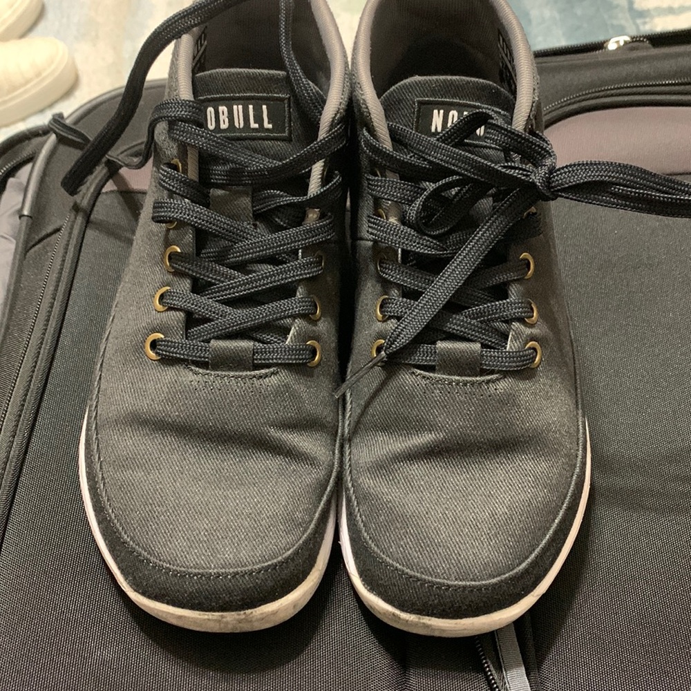 Black midtop nobull shoes